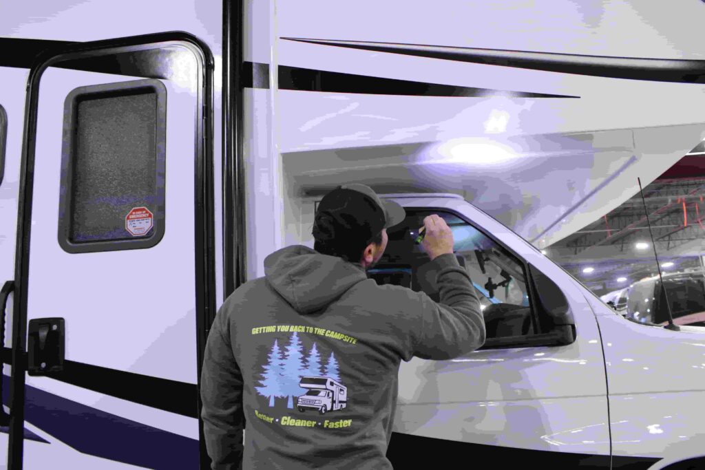 What happens during a professional RV repair?