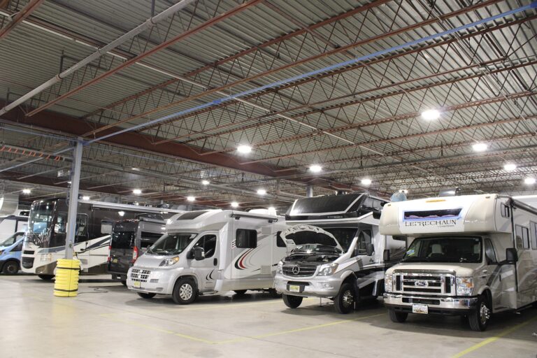 What RV repairs require a full-service facility