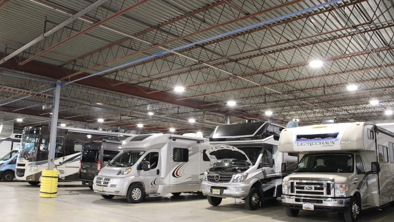 What RV repairs require a full-service facility