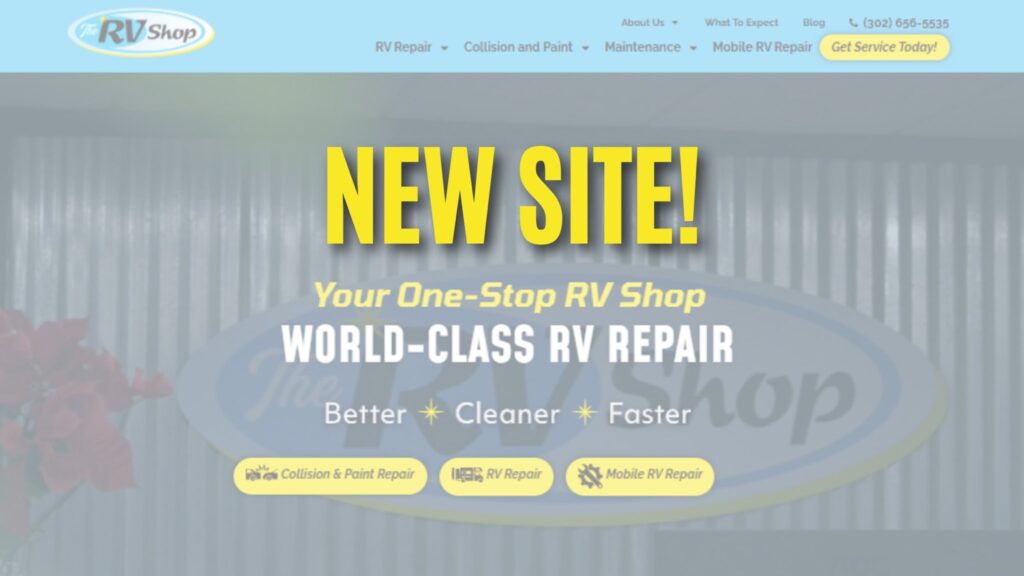 The RV Shop Website Redesign